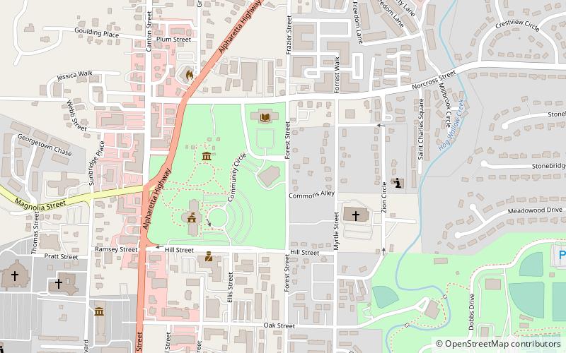 georgia ensemble theatre and conservatory roswell location map