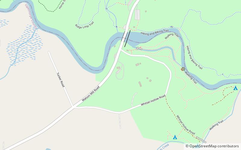Park Stanowy Friends of Watson Mill Bridge location map