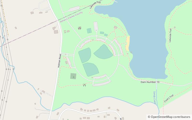 sandy creek park athens location map