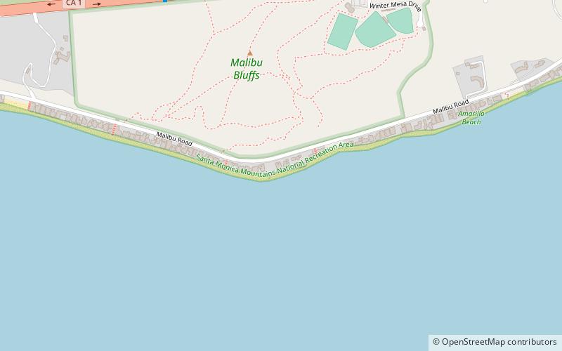 amarillo beach malibu location map