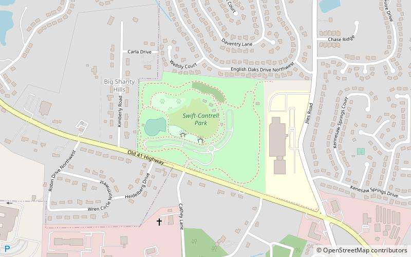 Swift-Cantrell Park Foundation location map