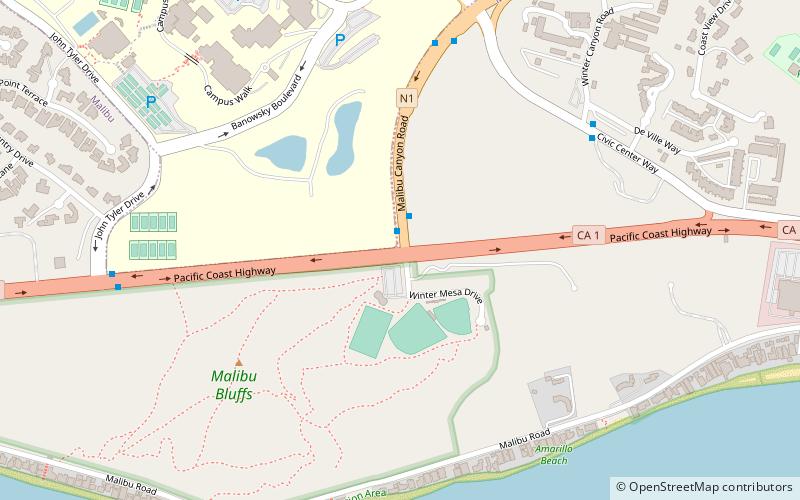 Pepperdine University School of Public Policy location map