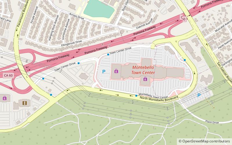 The Shops at Montebello location map