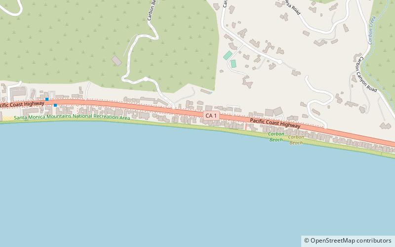 carbon beach malibu location map