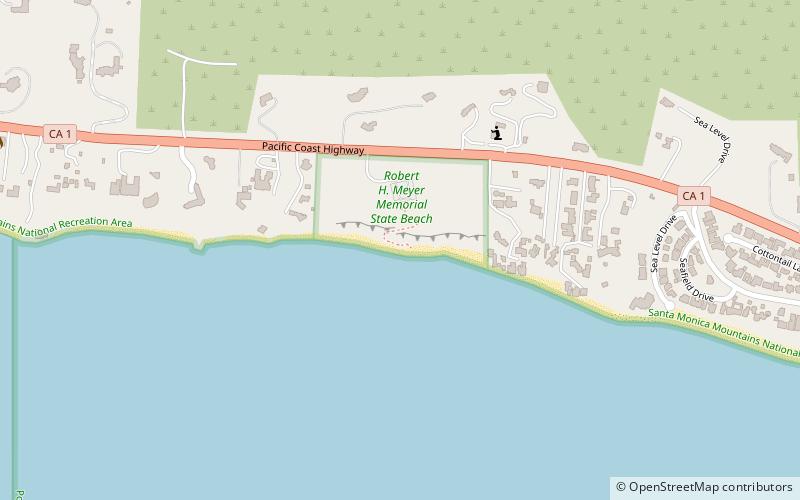 el matador state beach malibu location map