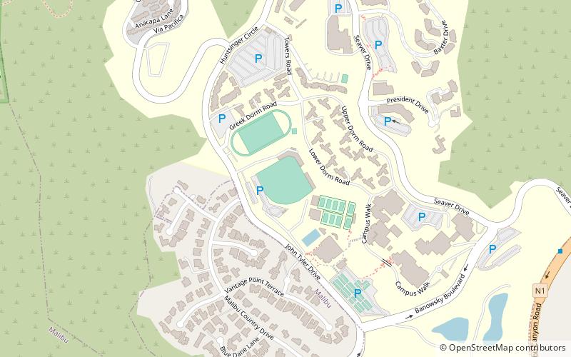 Eddy D. Field Stadium location map