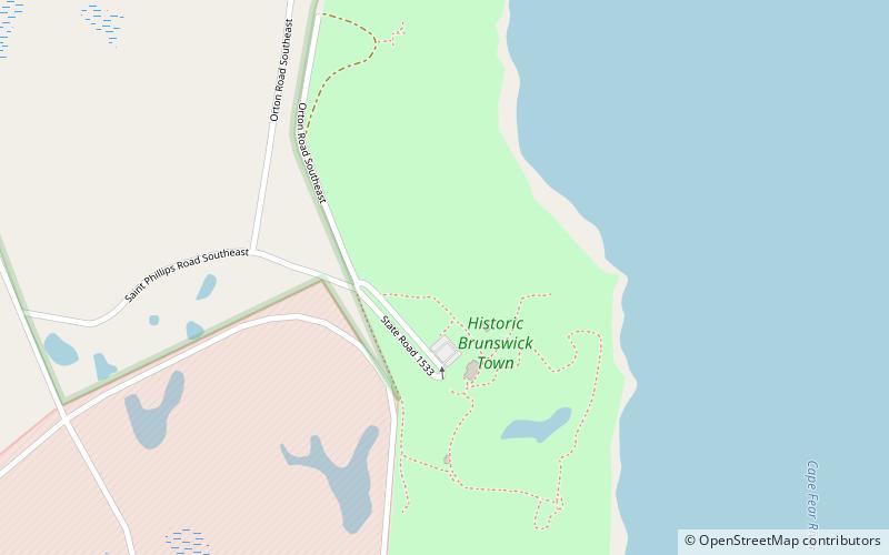 Brunswick Town Historic District location map