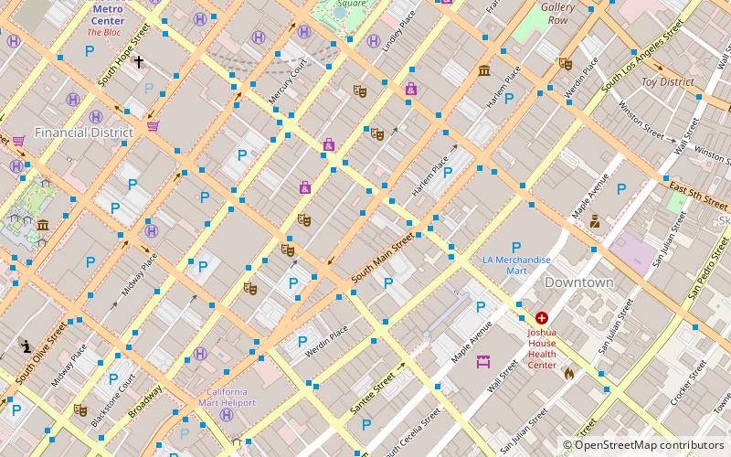 corporation food hall los angeles location map