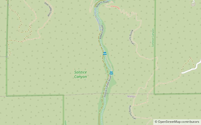 Solstice Canyon location map