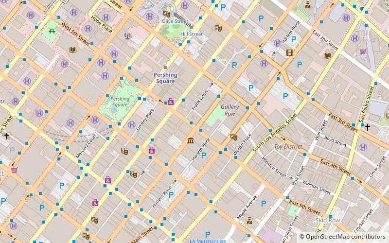 The Last Bookstore location map