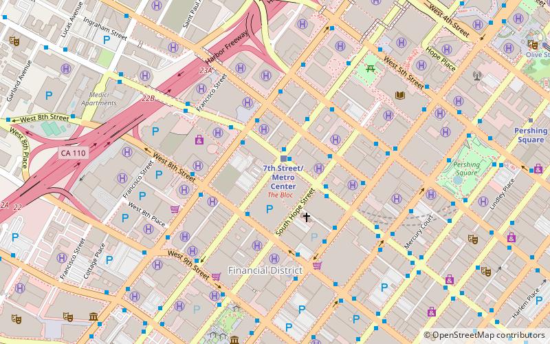 The Bloc Los Angeles location map