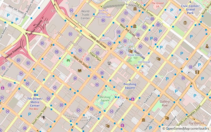 AT&T Switching Center location map