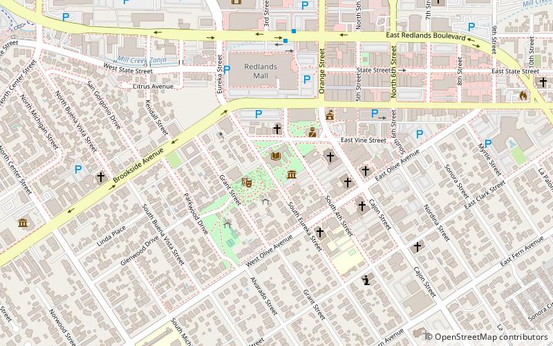 The Lincoln Memorial Shrine location map