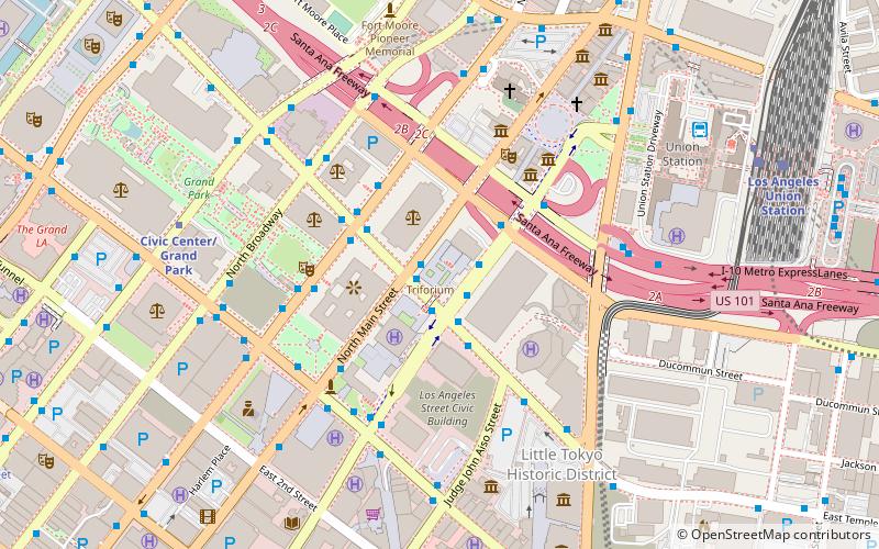 Triforium location map