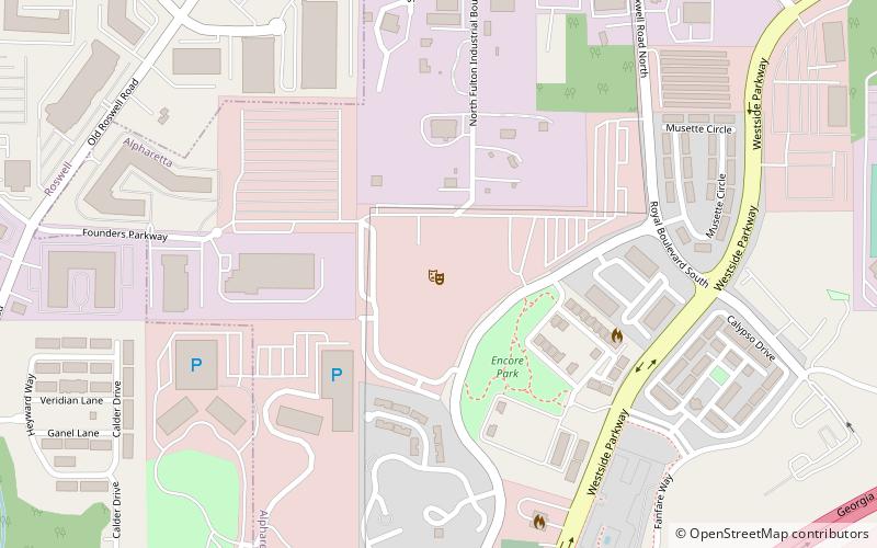 Verizon Wireless Amphitheatre at Encore Park location map