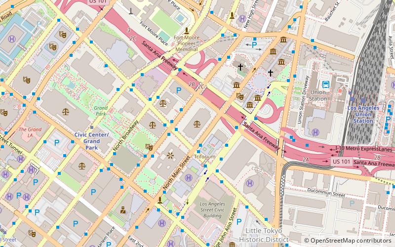 Spring Street Courthouse location map