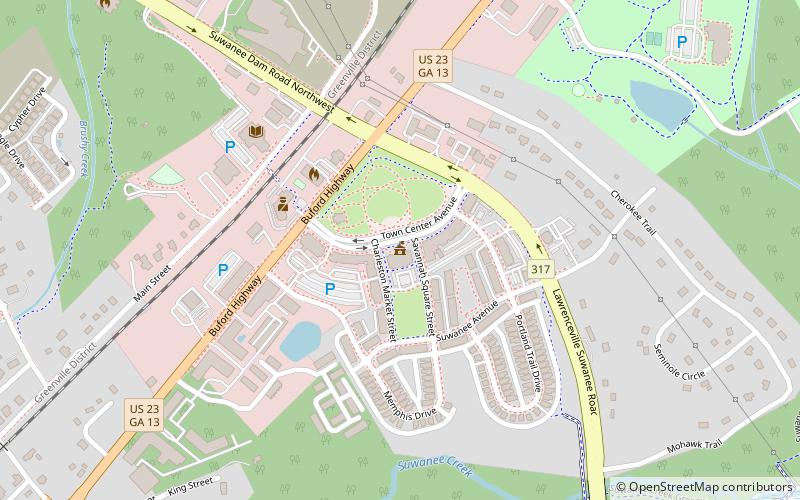 City of Suwanee location map