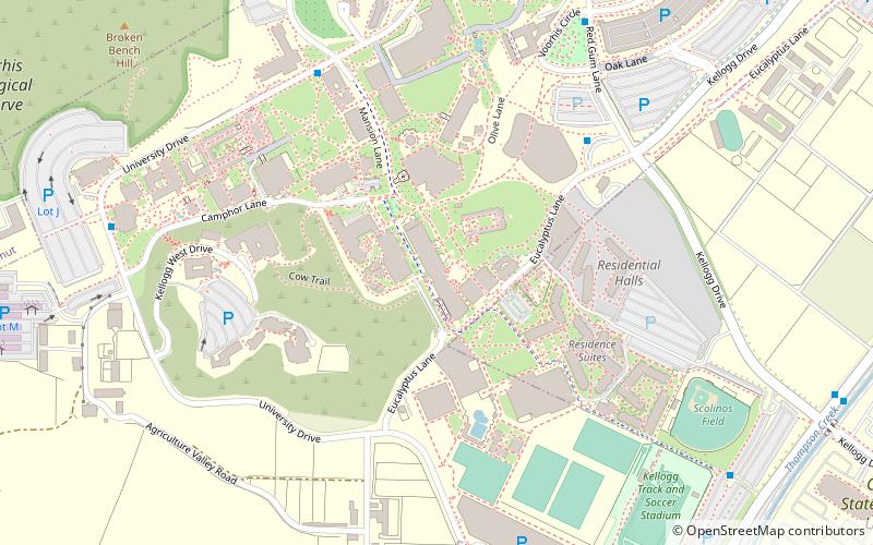 Bronco Student Center location map