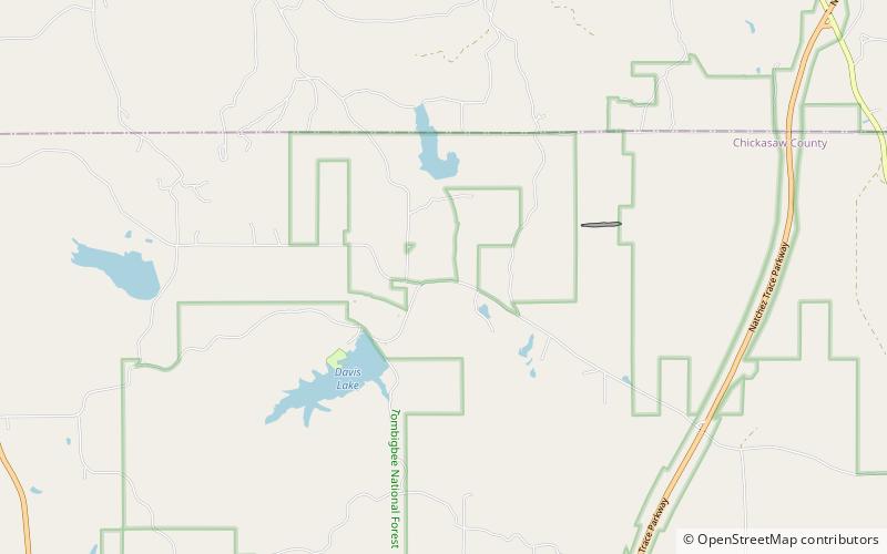 Owl Creek Mounds location map