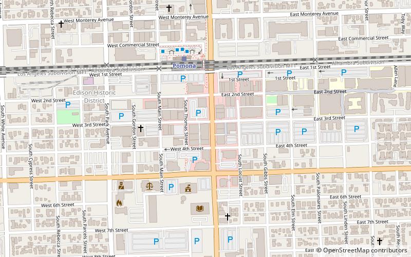 pomona fox theater location map