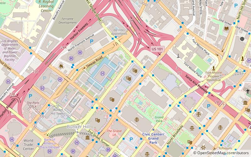 Mark Taper Forum location map