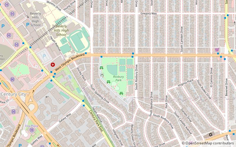 Roxbury Memorial Park location map
