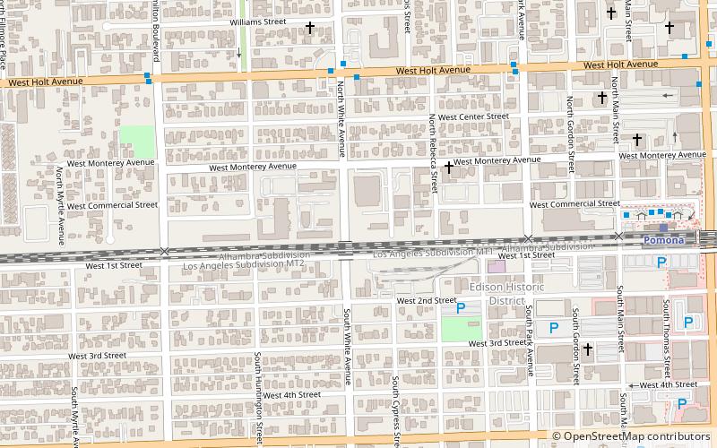 Pomona City Stables location map