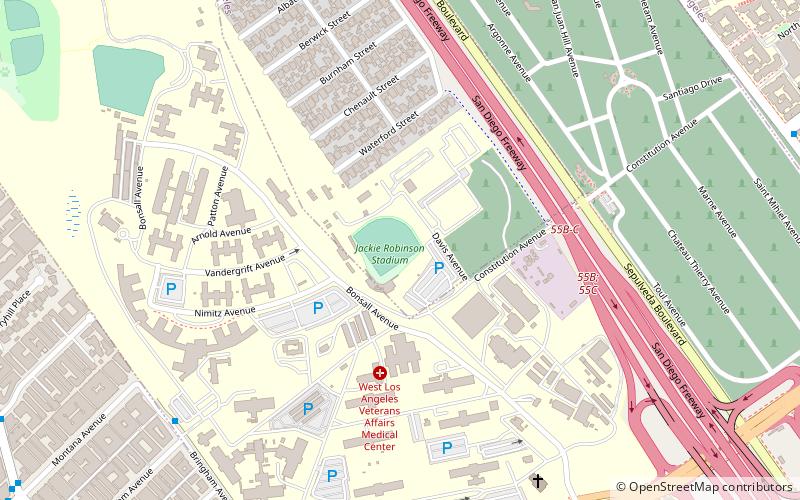 Jackie Robinson Stadium location map