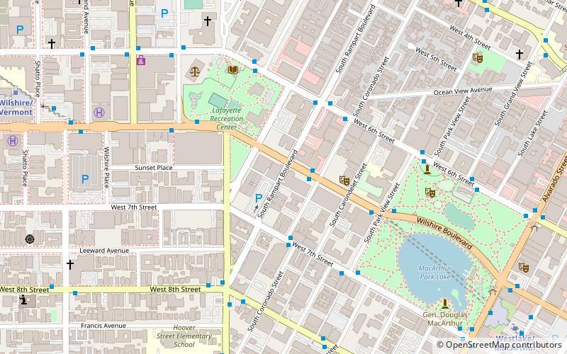 Granada Shoppes and Studios location map