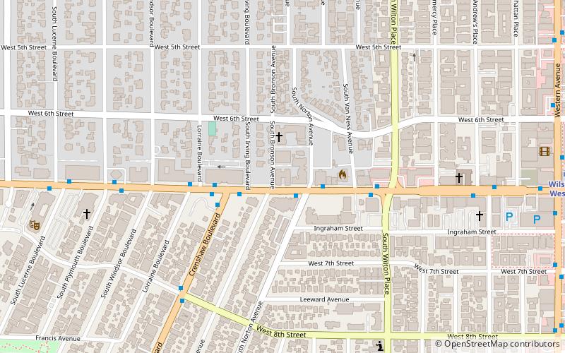 Los Altos Apartments location map