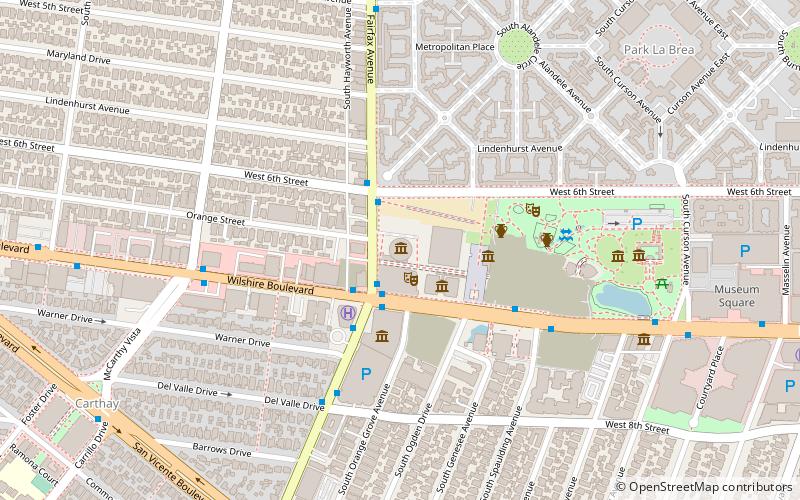 Academy Museum of Motion Pictures location map