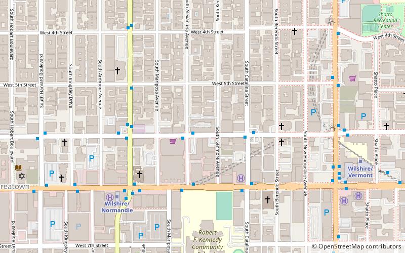 chapman plaza los angeles location map