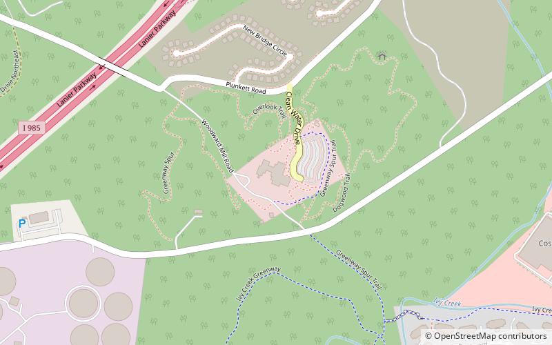 Gwinnett Environmental & Heritage Center location map