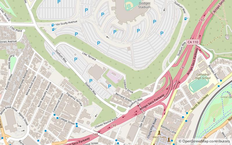 First Jewish site in Los Angeles location map