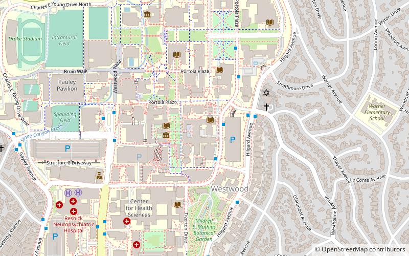 UCLA Meteorite Collection location map