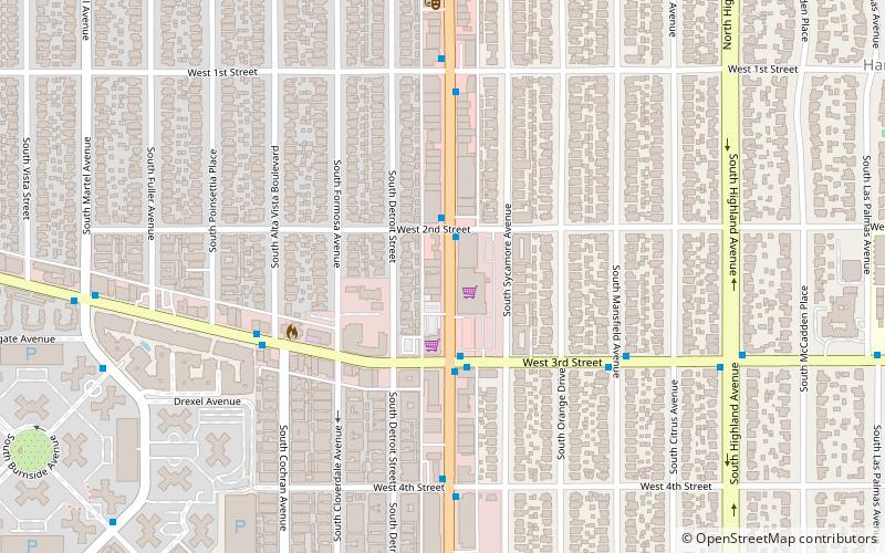 LAB ART Los Angeles location map