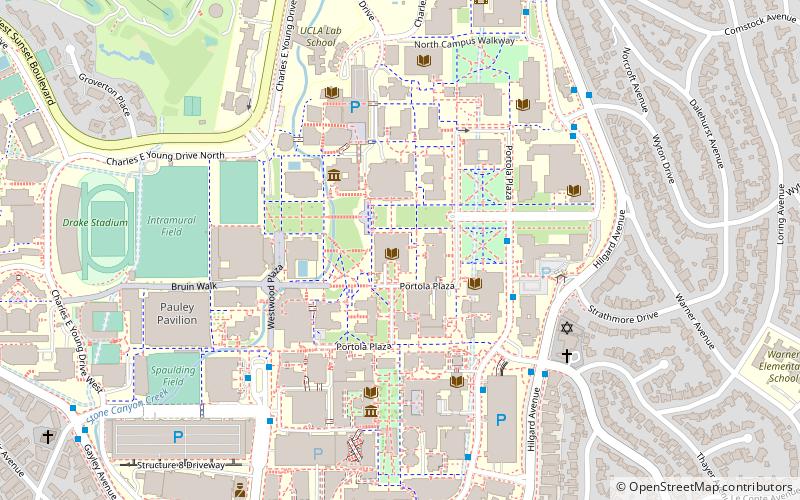 Powell Library location map
