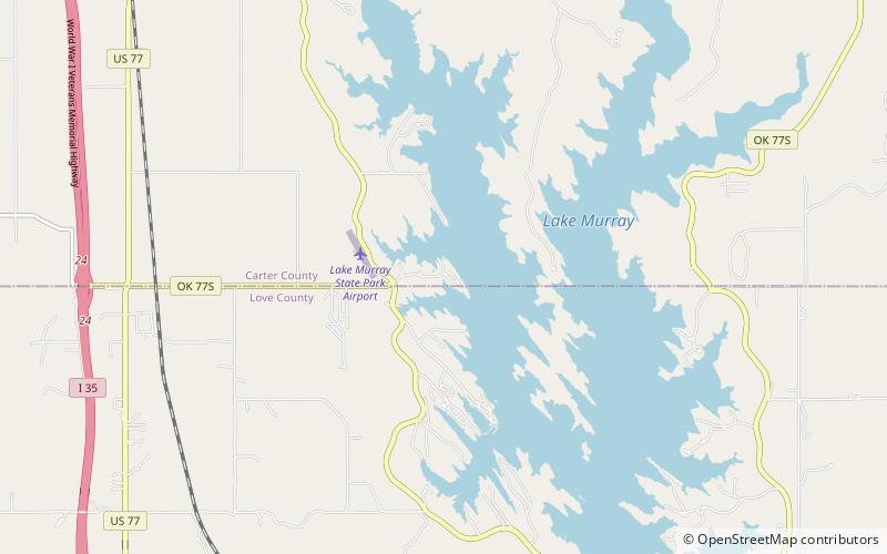 lake murray water sports ardmore location map