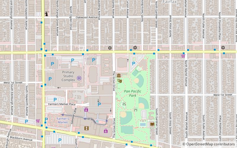 Holocaust Museum Los Angeles location map