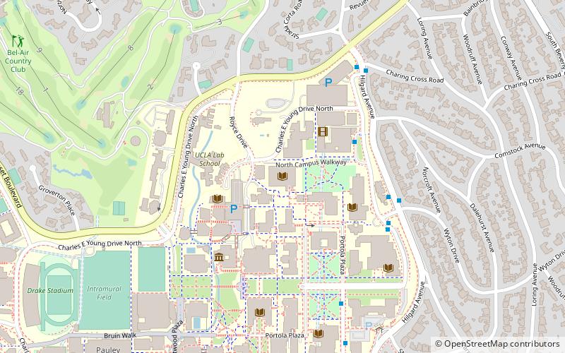 Charles E. Young Research Library location map