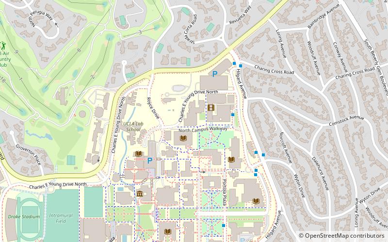 Franklin D. Murphy Sculpture Garden location map