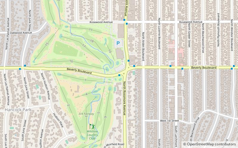 Beverly Boulevard location map