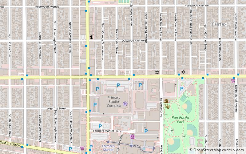 CBS Television City location map