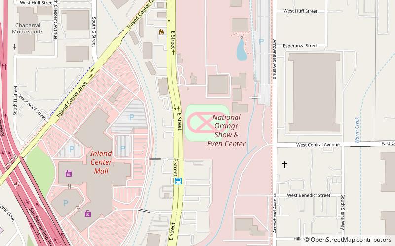 Orange Show Speedway location map