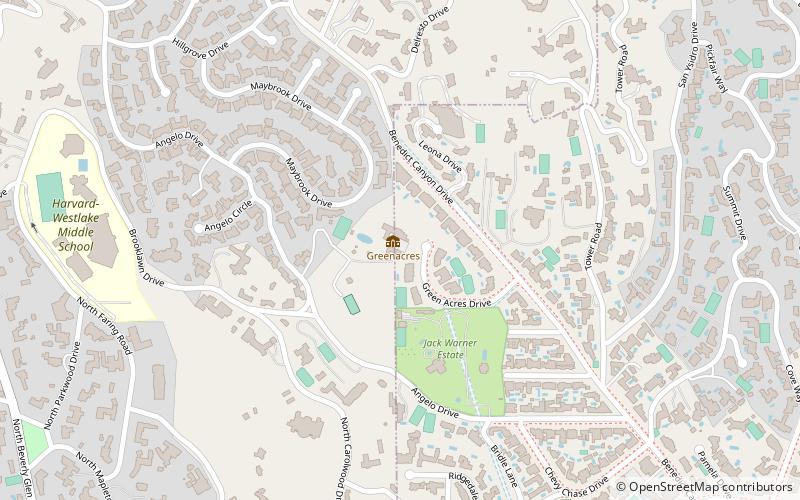 Harold Lloyd Estate location map