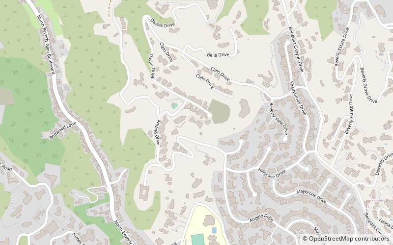 Sheats-Goldstein Residence location map