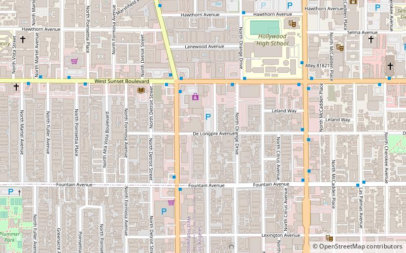 Jim Henson Company Lot location map