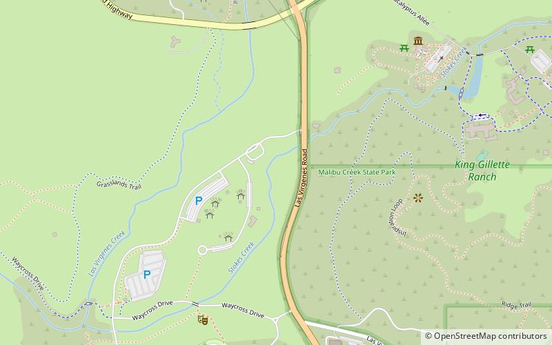 Malibu Creek State Park location map