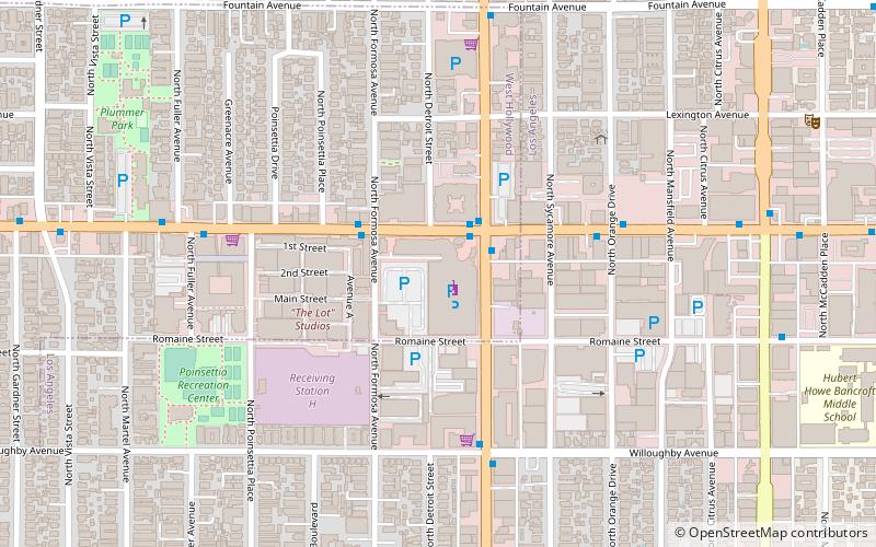 West Hollywood Gateway location map
