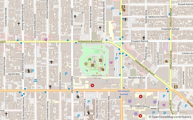 Barnsdall Art Park location map